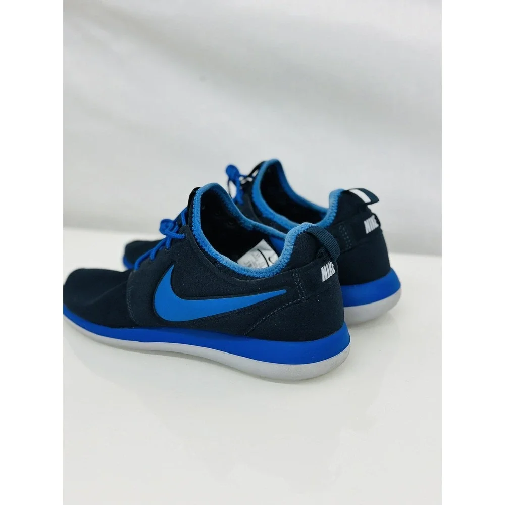 Nike Roshe One Flight Weight GS Obsidian Blue 844653-400 Youth Size 6Y Excellent